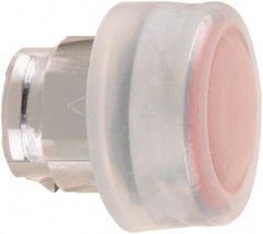 Schneider Electric - 22mm Mount Hole, Extended Straight, Pushbutton Switch Only - Round, Red Pushbutton, Nonilluminated, Momentary (MO) - Exact Tooling