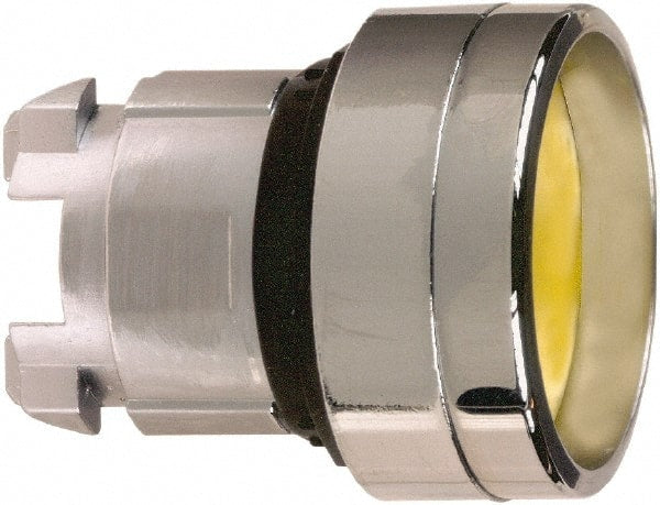 Schneider Electric - 22mm Mount Hole, Recessed, Pushbutton Switch Only - Round, Yellow Pushbutton, Nonilluminated, Momentary (MO) - Exact Tooling