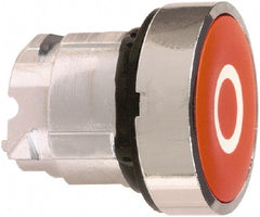Schneider Electric - 22mm Mount Hole, Flush, Pushbutton Switch Only - Round, Red Pushbutton, Nonilluminated, Momentary (MO) - Exact Tooling