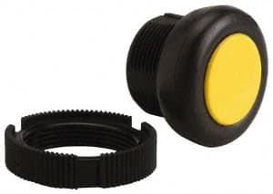 Square D - Pushbutton Switch Head - Yellow, Round Button - Exact Tooling