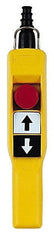 Schneider Electric - 3 Operator, Pushbutton Pendant Control Station - Emergency Stop (Legend), Momentary Switch, NO/NC Contact, NEMA 1 - Exact Tooling