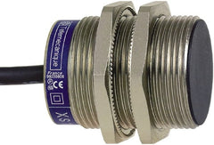 Telemecanique Sensors - PNP, 20mm Detection, Cylinder, Inductive Proximity Sensor - 3 Wires, IP68, IP69, 12 to 24 VDC, M30x1.5 Thread, 43mm Long - Exact Tooling