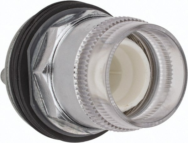 Schneider Electric - 30mm Mount Hole, Extended Straight, Pushbutton Switch Only - Round, Momentary (MO), Weatherproof, Dust and Oil Resistant - Exact Tooling