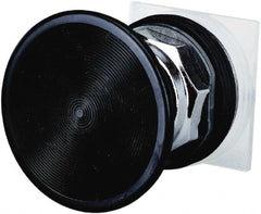 Schneider Electric - 30mm Mount Hole, Extended Straight, Pushbutton Switch Only - Black Pushbutton, Momentary (MO) - Exact Tooling