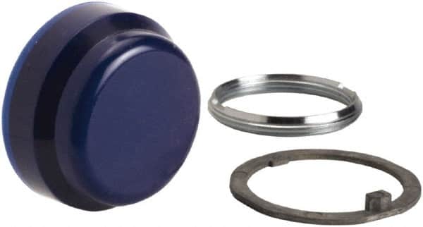 Schneider Electric - Pushbutton Switch Boot - Blue, Round Button, Nonilluminated - Exact Tooling