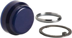 Schneider Electric - Pushbutton Switch Boot - Blue, Round Button, Nonilluminated - Exact Tooling