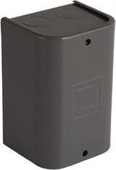 Square D - Steel Power Relay Enclosure Screw Cover - NEMA 1, 92mm Wide x 134.11 mm High x 84mm Deep - Exact Tooling