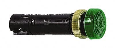 Schneider Electric - 12 V Green Lens LED Pilot Light - Threaded Connector, 16mm Wide - Exact Tooling