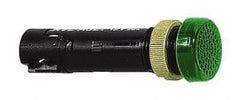 Schneider Electric - 12 V Green Lens LED Pilot Light - Threaded Connector, 16mm Wide - Exact Tooling