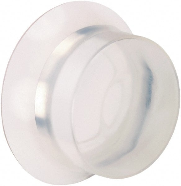 Schneider Electric - Extended Straight Flush Pushbutton Switch Boot - Clear, Round Button - Exact Tooling