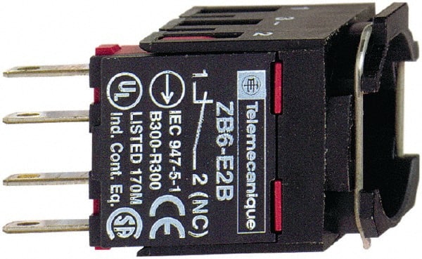 Schneider Electric - Multiple Amp Levels, Electrical Switch Contact Block - Exact Tooling