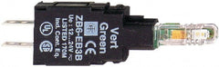 Schneider Electric - 12-24 VAC Green Lens LED Indicating Light - Quick Connect Connector, Shock Resistant, Vibration Resistant - Exact Tooling