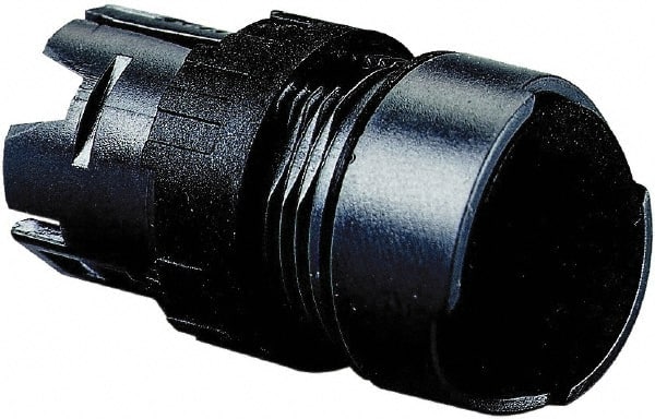 Schneider Electric - 16mm Mount Hole, Flush, Pushbutton Switch Only - Round, Black Pushbutton, Nonilluminated, Momentary (MO), Vibration Resistant - Exact Tooling