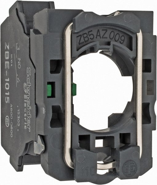 Schneider Electric - Electrical Switch Contact Block - Spring Clamp Terminal, For Use with XB5 - Exact Tooling