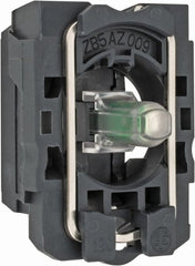 Schneider Electric - 12 V Green Lens LED Indicating Light - Screw Clamp Connector, Vibration Resistant - Exact Tooling