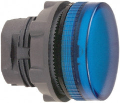 Schneider Electric - Round Pilot and Indicator Light Lens - Blue - Exact Tooling