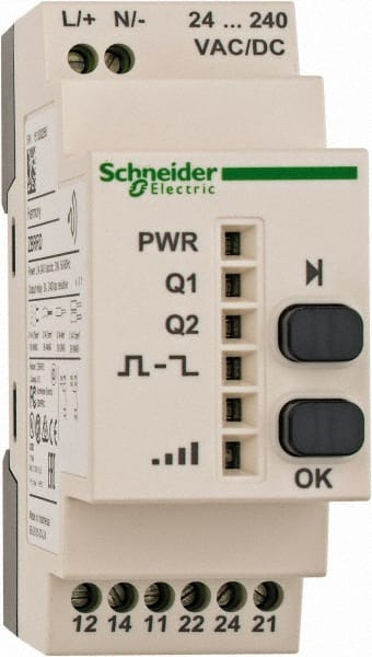 Schneider Electric - Pushbutton Switch Programmable Receiver - Green, Yellow, LED Lamp - Exact Tooling