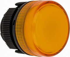 Schneider Electric - Yellow Lens Incandescent Pilot Light - Round Lens, Shock Resistant, Vibration Resistant - Exact Tooling