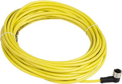 Telemecanique Sensors - 4 Amp, Elbowed Female Connector 1/2 inch 20 UNF 3 Pin Cordset Sensor and Receptacle - 250 VAC, 300 VDC, 10m Cable Length, IP65, IP67 Ingress Rating - Exact Tooling