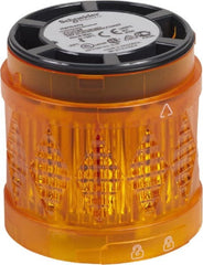 Schneider Electric - LED Lamp, Orange, Steady, Stackable Tower Light Module - 24 VAC/VDC, 40 Milliamp, IP65 Ingress Rating, Base Mount - Exact Tooling
