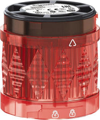 Schneider Electric - LED Lamp, Red, Steady, Stackable Tower Light Module - 24 VAC/VDC, 40 Milliamp, IP65 Ingress Rating, Base Mount - Exact Tooling