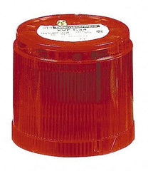 Schneider Electric - 120 VAC, Flash Discharge Tube, Red, Strobe Light - 70mm Diameter, IP40, IP42 Ingress Rating, Base Mount - Exact Tooling