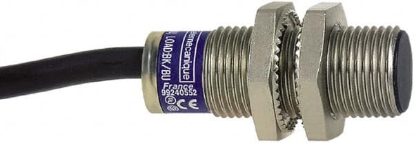 Telemecanique Sensors - NPN, 4mm Detection, Cylinder, Inductive Proximity Sensor - 3 Wires, IP68, IP69, 12 to 24 VDC, M12x1 Thread, 35mm Long - Exact Tooling