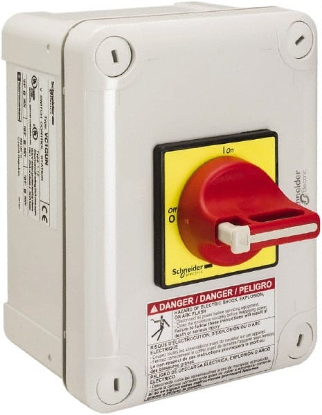Square D - 3 Phase, 3 Pole, 1 & 12, Enclosed Cam & Disconnect Switch - PVC - Exact Tooling