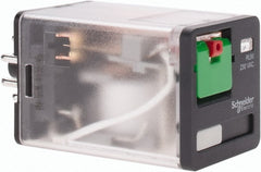 Schneider Electric - 3 at 60 Hz VA Power Rating, Octal Electromechanical Plug-in General Purpose Relay - 10 Amp at 277 VAC & 30 VDC, DPDT, 230 VAC, 35mm Wide x 56mm High x 35.4mm Deep - Exact Tooling