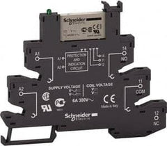 Schneider Electric - 1,500 VA Power Rating, Electromechanical Screw General Purpose Relay - 6 Amp at 12 V, SPDT, 12 VAC/VDC, 6.2mm Wide x 78.7mm High x 96mm Deep - Exact Tooling