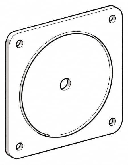 Schneider Electric - Cam and Disconnect Switch Gasket - For Use with 60 x 60mm Front Plate & Front Mounting Cam Switches, K1 Switches, K2 Switches - Exact Tooling