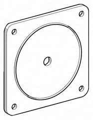 Schneider Electric - Cam and Disconnect Switch Gasket - For Use with 60 x 60mm Front Plate & Front Mounting Cam Switches, K1 Switches, K2 Switches - Exact Tooling