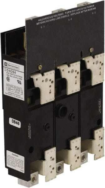 Square D - 1 & 3 Phase, 600VAC, 1 Pole, 4, Open Nonfused Cam & Disconnect Switch - 1 Wire - Exact Tooling