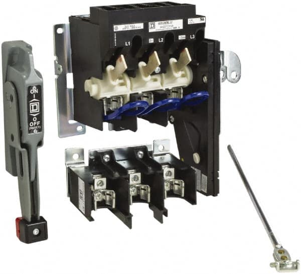 Square D - Disconnect Switch Handle - For Use with GS2 Fusible and LK4 Nonfusible Disconnect Switches - Exact Tooling