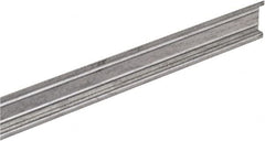 Square D - 1m Long x 0.3 Inch Wide x 1.38 Inch High x Steel DIN Rail - 0.04 Inch Thick - Exact Tooling
