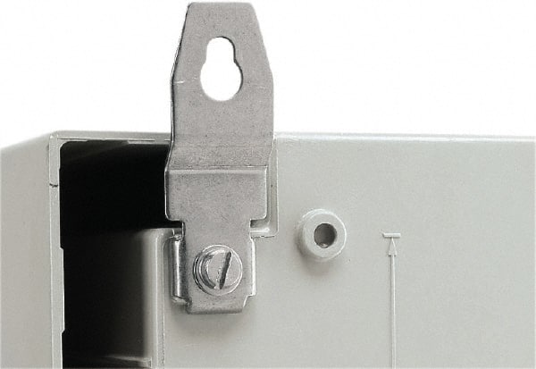 Schneider Electric - Electrical Enclosure Stainless Steel Wall Mount Lug - For Use with PLM3025-108 Wall Mounting Enclosure, RoHS Compliant, Includes Mounting Hardware - Exact Tooling
