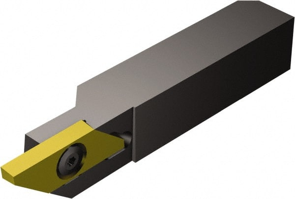 Sandvik Coromant - External Thread, 0.3346" Max Depth of Cut, 70mm OAL, Right Hand Indexable Grooving Cutoff Toolholder - 3 Seat Size, 1/2" Shank Height x 1/2" Shank Width, MAxR 3.. Insert Style, QS-SMALR/L..X Toolholder Style, Series CoroCut XS - Exact Tooling