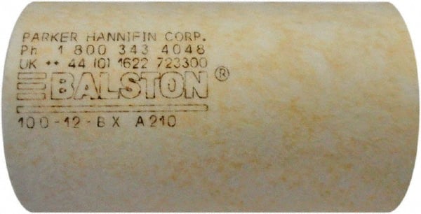 Parker - Replacement Filter Element - 0.01 µ Rating, 8" High, For Use with Parker 6008 Filter Series - Exact Tooling