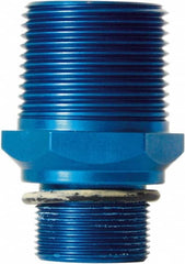 Parker - 1 NPT Air Compressor Vacuum Pump to Filter Adapter - 2.19" High, Use with Welch Pump Models #1376, 8925 - Exact Tooling