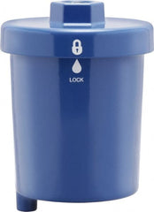 Parker - 3/4 NPT Air Compressor Exhaust Filter - 9 CFM, 15 psi, 3.95" Diam x 5.13" High, Use with Welch Pump Models #1402, 8912, 8917 - Exact Tooling