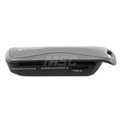 Verbatim - Office Machine Supplies & Accessories; Office Machine/Equipment Accessory Type: Pocket Card Reader ; For Use With: Mac OS X 10.1 & Later; Windows 2000; XP; Vista; 7 Operating Systems ; Color: Black - Exact Tooling