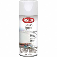 Krylon - 11 oz Bright White Art Surface Primer - 15 to 20 Sq Ft/Gal, Direct to Metal, Spray - Exact Tooling