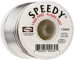Lincoln Electric - Solder Type: Lead-Free Solder Diameter (Inch): 1/8 - Exact Tooling