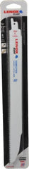 Lenox - 12" Long x 7/8" Thick, Bi-Metal Reciprocating Saw Blade - Tapered Profile, 6 TPI, Toothed Edge, Universal Shank - Exact Tooling