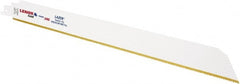 Lenox - 12" Long x 1" Thick, Bi-Metal Reciprocating Saw Blade - Tapered Profile, 14 TPI, Toothed Edge, Universal Shank - Exact Tooling