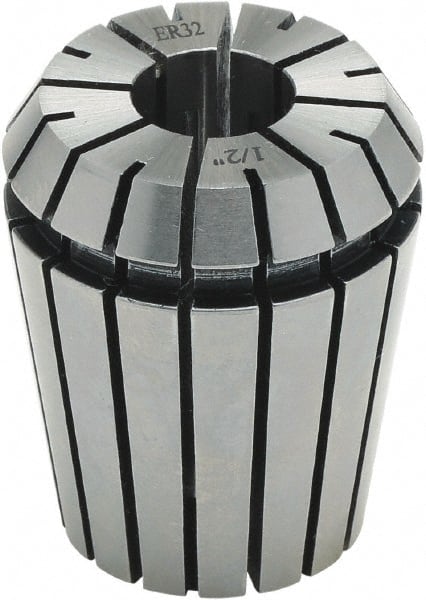 Parlec - 2mm to 20mm Capacity, 2-1/4" Projection, Straight Shank, ER32 Collet Chuck - 8" OAL, 1-1/4" Shank Diam - Exact Tooling