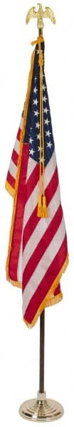 Valley Forge Flag Co - Flag Poles & Kits; Mounting: Portable ; Pole Material: Wood ; Mount Type: Portable ; Height Above Ground (Feet): 8.0 ; Height Above Ground: 8.0 ; Flag Type: American Flag - Exact Tooling