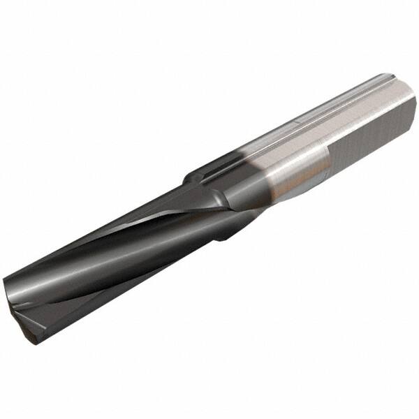 Iscar - 4mm Min Bore Diam, 8mm Max Bore Depth, 6mm Shank Diam, Helical Boring Bar - 0.2mm Corner Radius, Left Hand Cut, Solid Carbide, TiAlN Finish - Exact Tooling