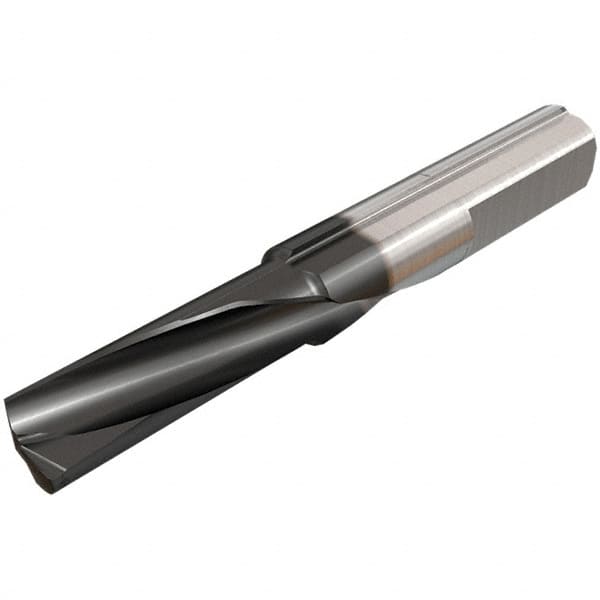 Iscar - 6mm Min Bore Diam, 12mm Max Bore Depth, 6mm Shank Diam, Helical Boring Bar - 0.3mm Corner Radius, Left Hand Cut, Solid Carbide, TiAlN Finish - Exact Tooling