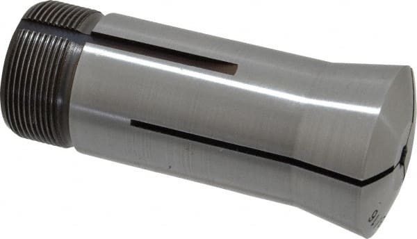Lyndex - 3/16 Inch 5C Hex Collet - 1.041-24 Internal Thread Size, Steel, 0.008 Inch TIR - Exact Tooling